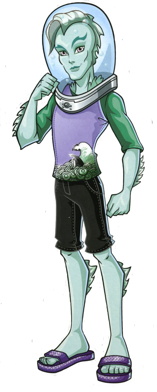 Manster Gil - Monster High Gil Webber Png (531x1276)