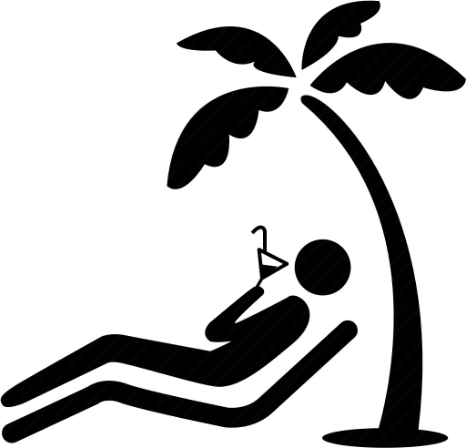 On Vacation - Vacation Icon (512x492)