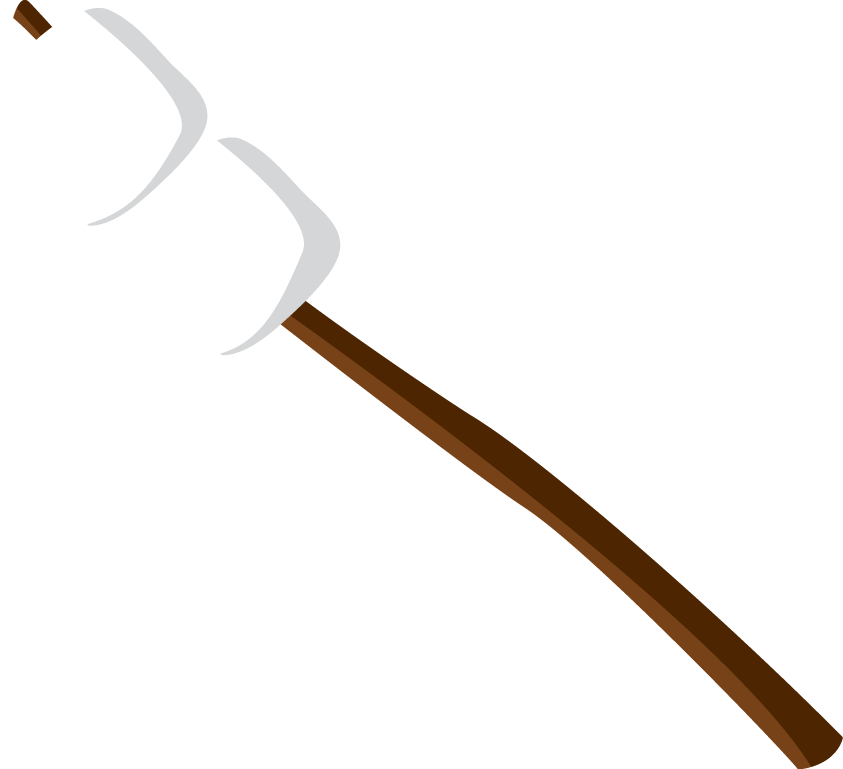 Marshmallows On A Stick Clipart Gifs - Longsword (843x769)