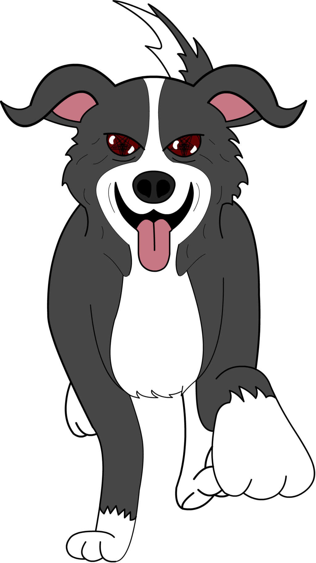 Raccoonart69 4 1 Mr - Mr Pickles Dog Png (1024x1823)