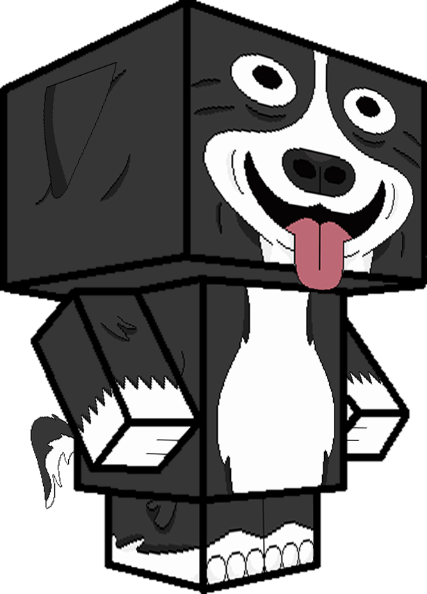 Mr Pickles 3d By Zienaxd - Paper Model (614x854)