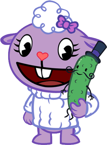 Lammy - Happy Tree Friends Lammy And Mr Pickles (386x509)