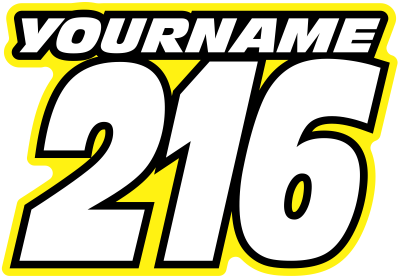 Multicolored Race Numbers With Name Printed & Laminated - Multicolored Race Numbers With Name Printed & Laminated (400x400)