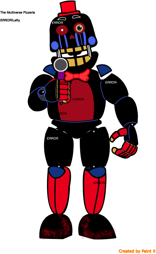 Mp Leftyerror By Chesha18 - Minecraft Fnaf Lefty Skin (708x1129)