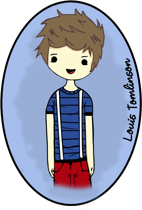 Louis Tomlinson Chibi - Chibi One Direction Louis (506x720)