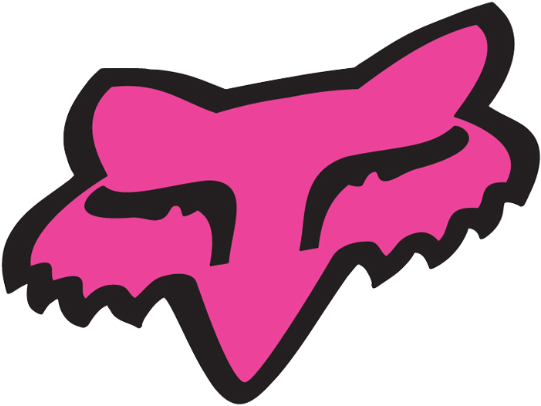 Fox Head Inc, Aka Fox Racing, Is The Most Recognized - Fox Racing Sticker - Pink, Pink (540x540)