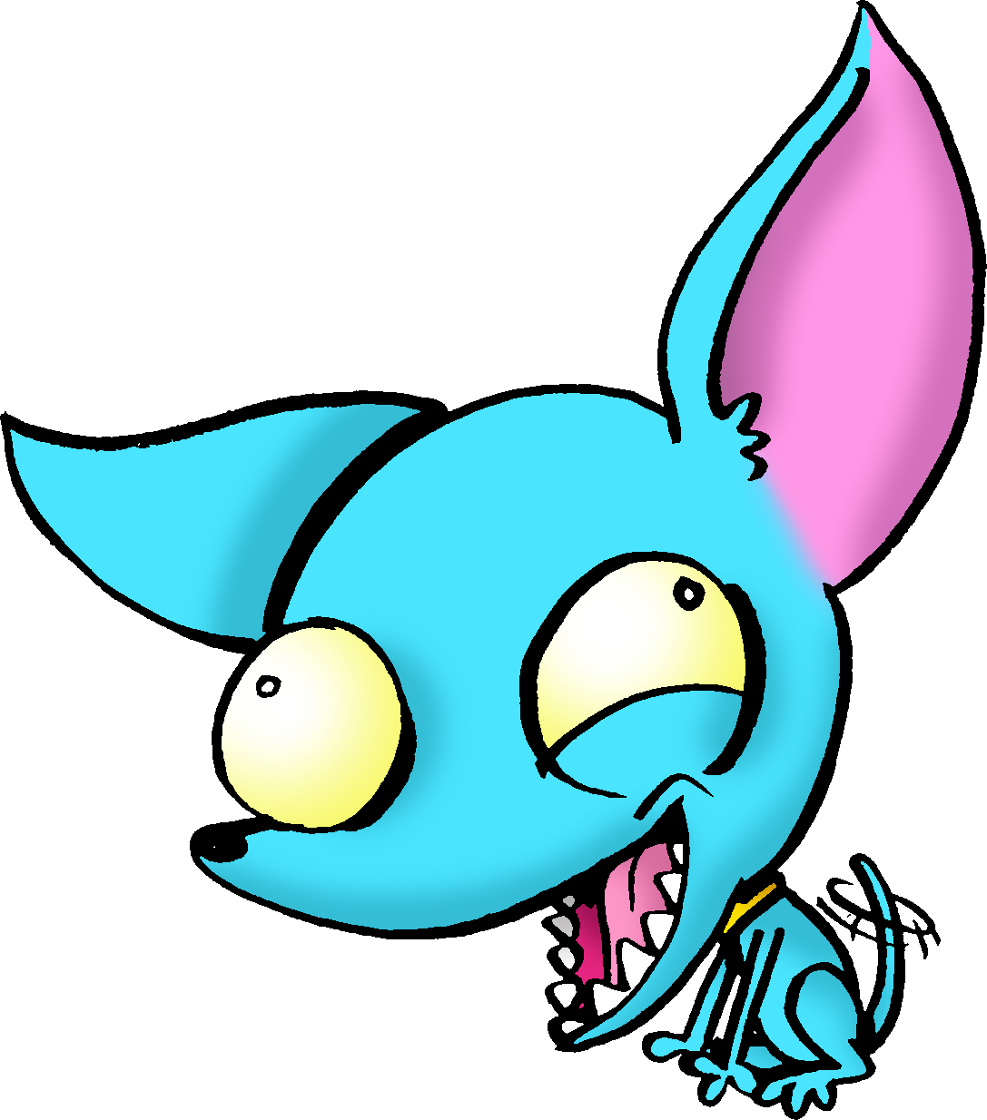 Yippy Yappy Was The First Rat Attack Boss - Yippy (1087x1234)