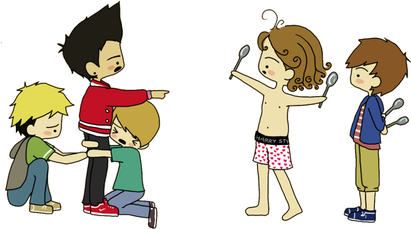 Foto Png De One Direction Xd By Valuediciones - One Direction Cartoon Funny (900x752)