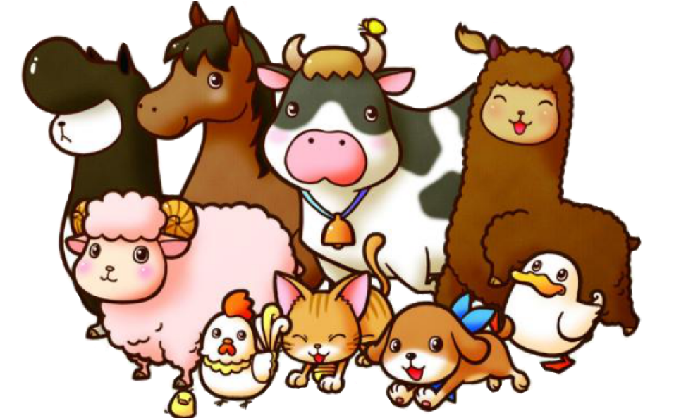 Farming Clipart - Harvest Moon A New Beginning Animals (1000x593)