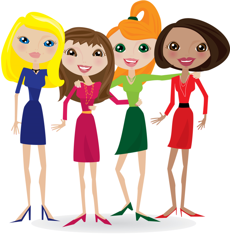 For Socialising, Like-minded Groups To Get Together - Happy National Girlfriend Day 2017 (782x800)