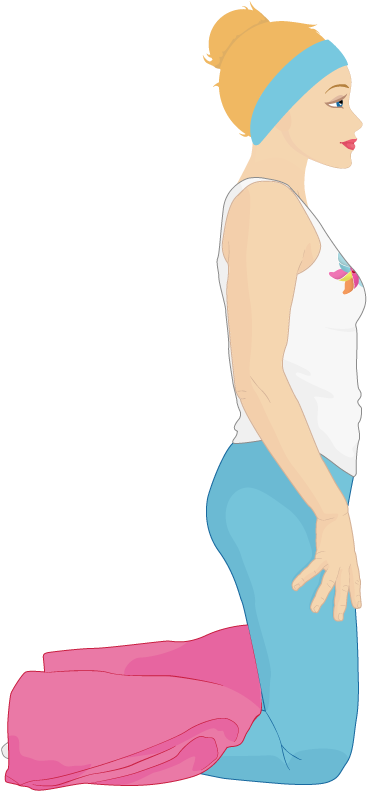 Post-pregnancy Yoga Wellmama - Illustration (667x1000)