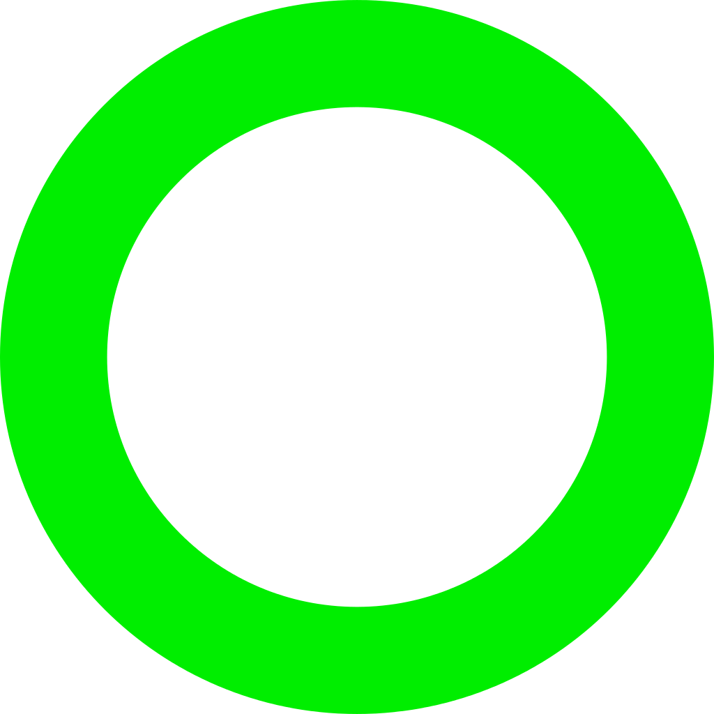 240 × 240 Pixels - Lime Green Circle Transparent (1024x1024)