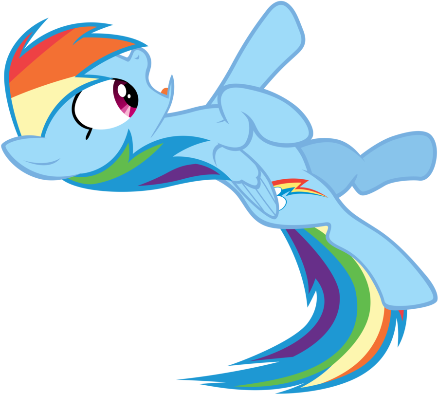 Rainbow Dash Trips Backward By Tardifice - Rainbow Dash Trips Backward By Tardifice (949x841)