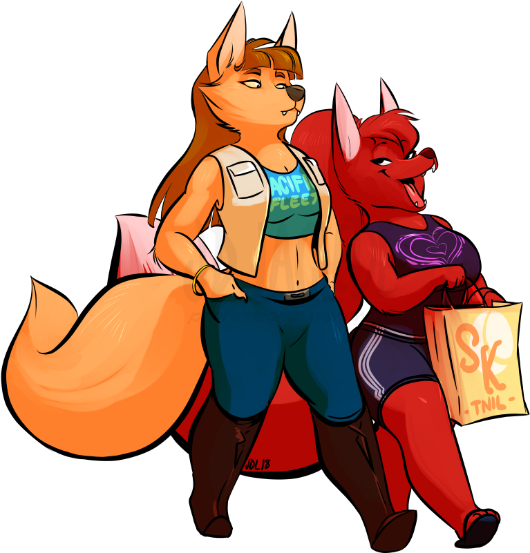 Shopping Trip - Cartoon (800x800)