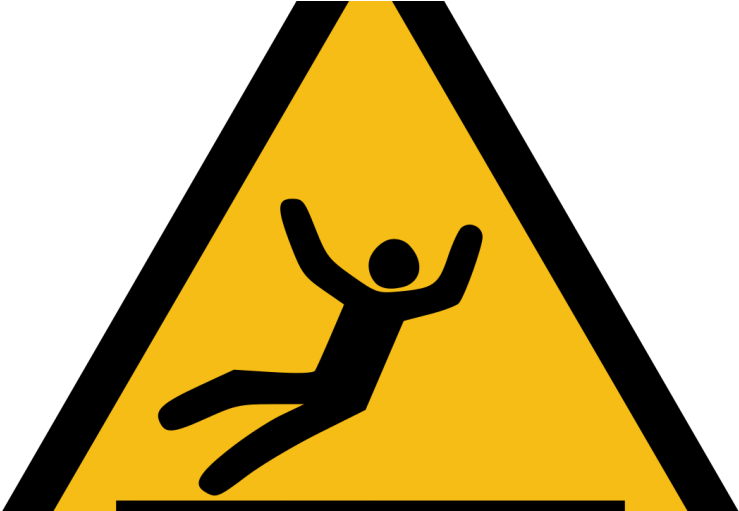Avoiding Trips And Falls - Caution Floor Slippery When Wet - Safety Sign (825x510)