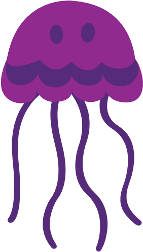 Jellyfish - Vector Graphics (555x555)