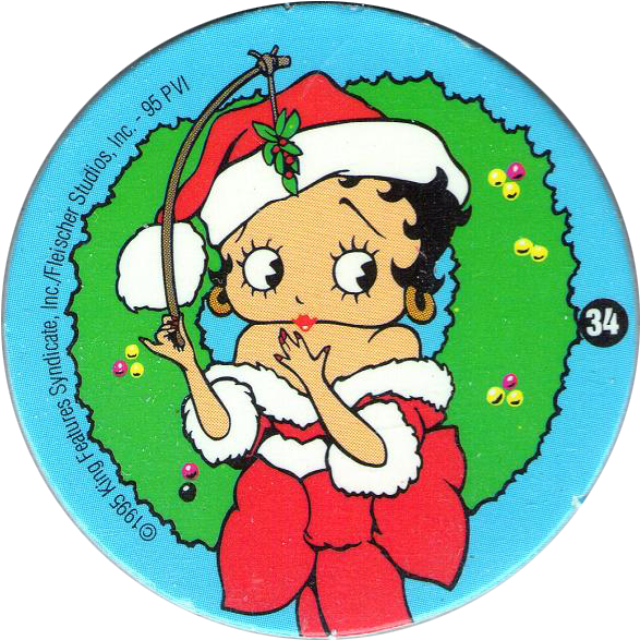 Betty Boop 34 Betty Boop Christmas - Betty Boop Heart Christmas (600x600)