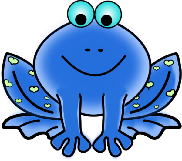 Green Frog Clipart - Green Frog Clipart (600x531)