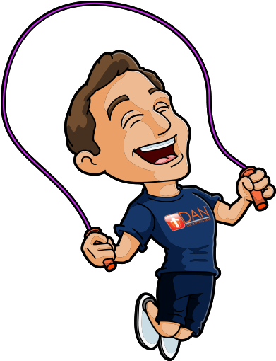 Dtsm Character - Dan The Skipping Man (400x530)