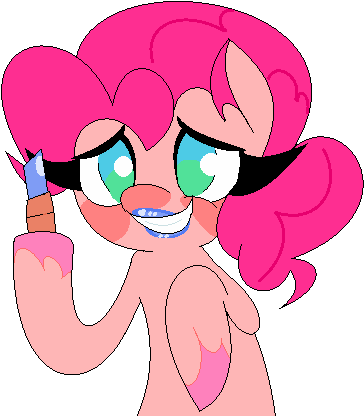 Coral Blue Number 5 By Jellyfishpaws - Cartoon (378x424)