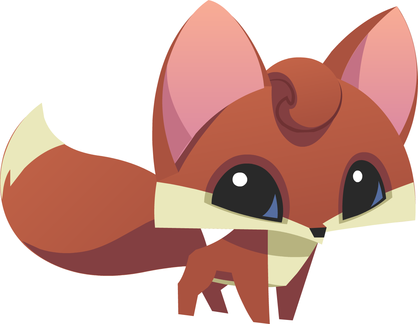 Pet Fox - Fennec Fox Animal Jam Fox (1344x1042)