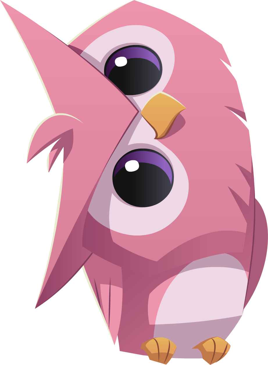 Pink Owl - Animal Jam Owl (922x1255)