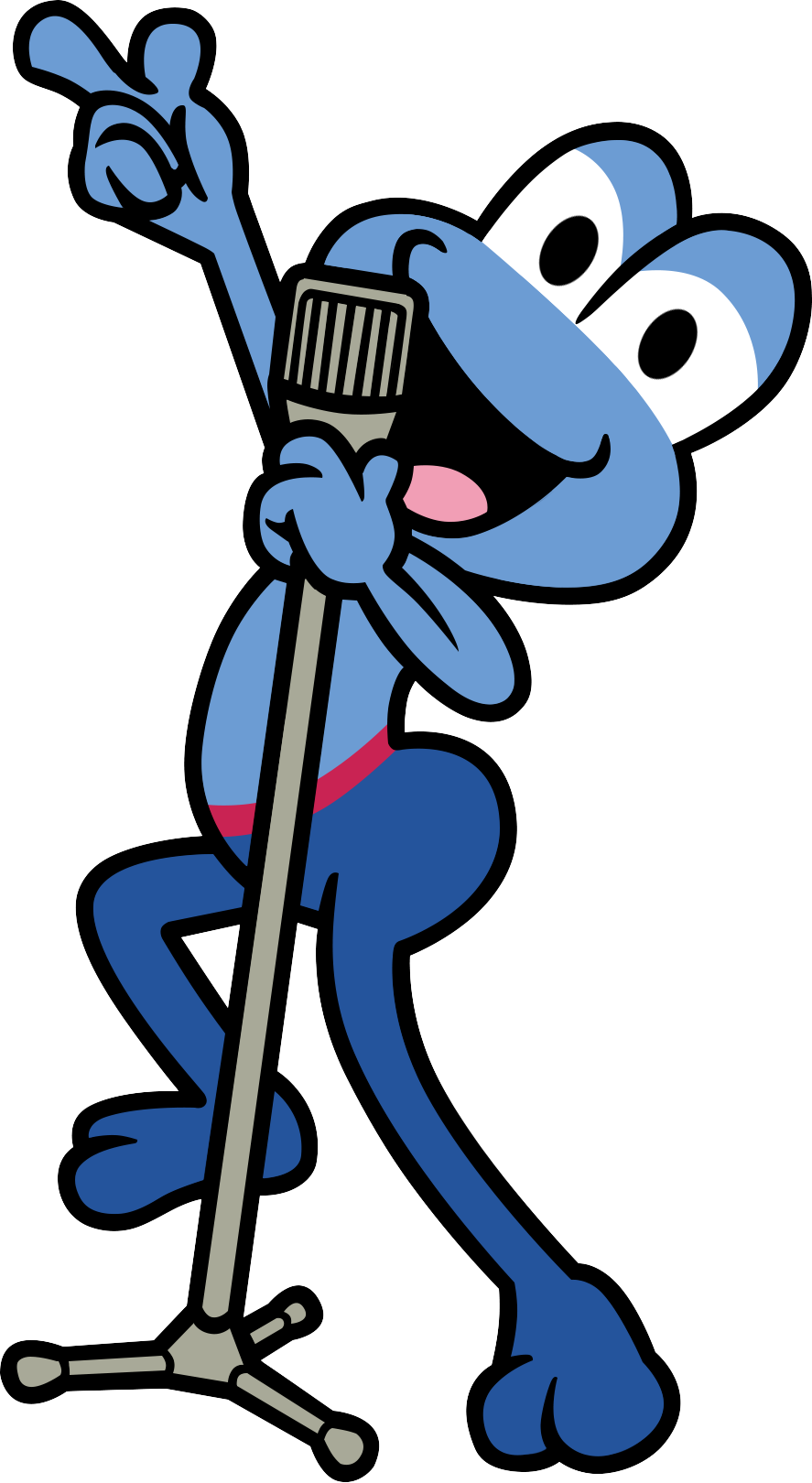 Bandleader - Rhythm Heaven Frog Hop (887x1620)