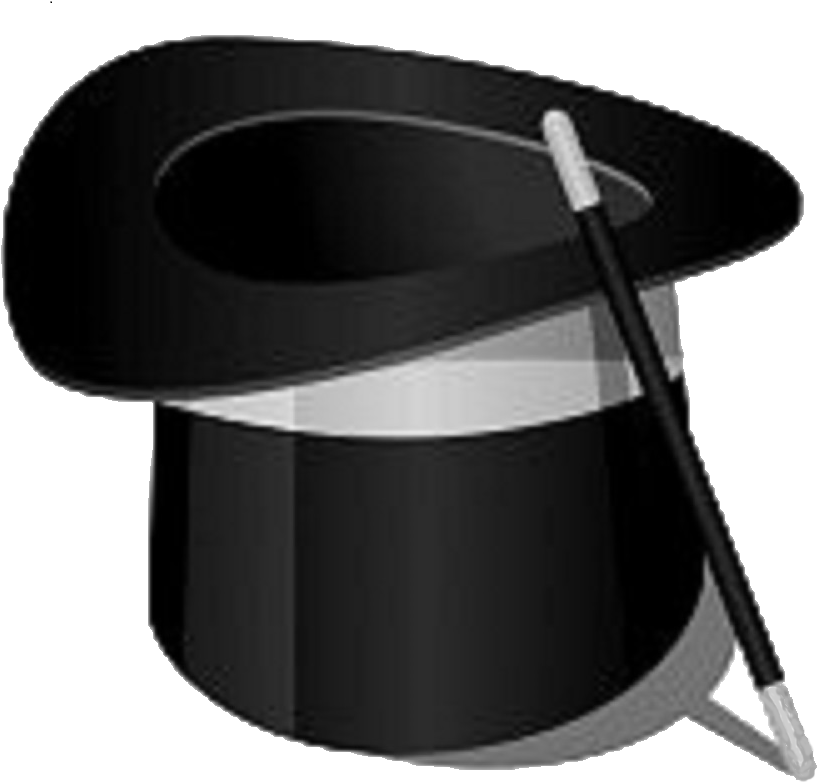 The Sorcerer Graphic - Magician Hat Art Clip (840x840)