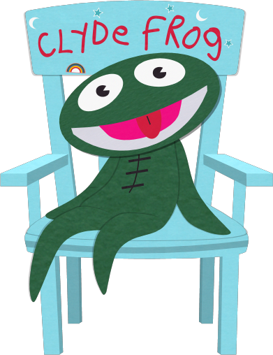 Clyde Frog - South Park Clyde Frog (391x508)