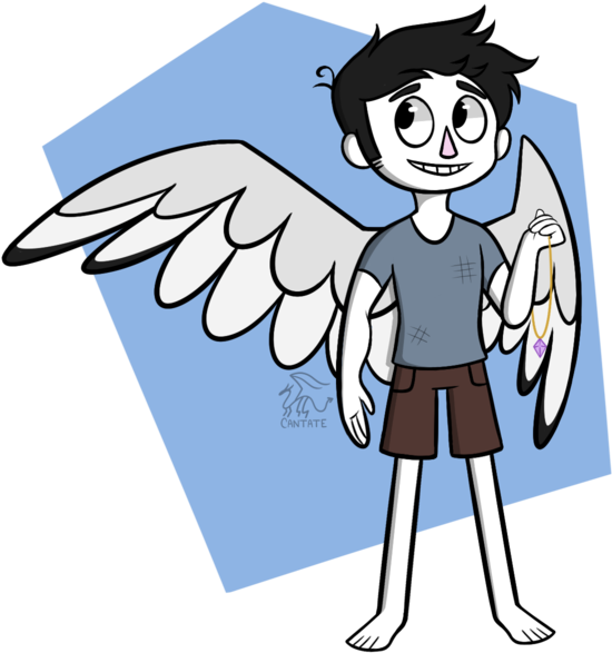 Seagull Boy By Cantatedomino - Cartoon (600x650)