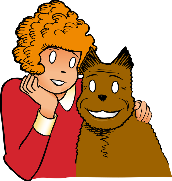 Little Orphan Annie - Little Orphan Annie Comic (600x632)