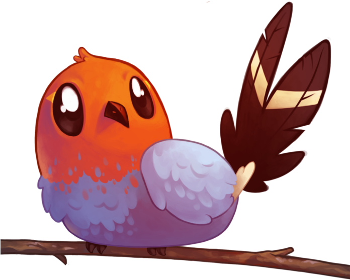 Fletchling By Eksuos - Pokémon (695x1148)