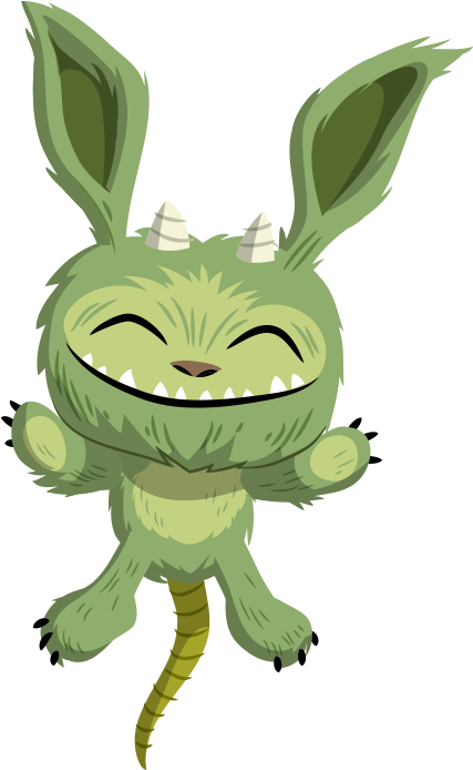 Quick Witted And Fast On Her Feet, This Long Eared - Cartoon (570x700)