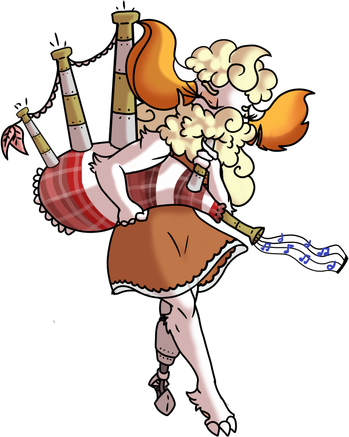 Lesson 27 And The Bag Pipes Are Back By Candy Waterfalls - Cartoon (780x900)