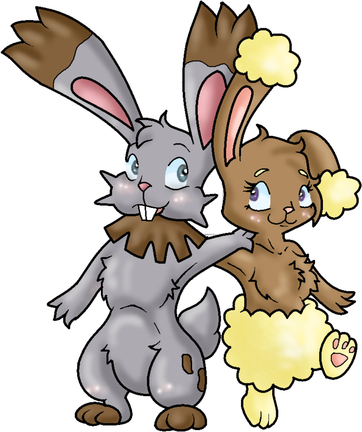 Bunny Rabbits By Candy-waterfalls - Waterfall (812x984)