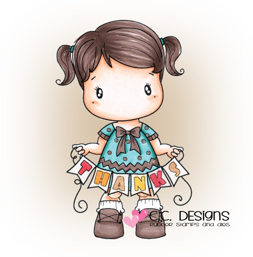 Designs Swiss Pixie Thankful Lucy Rubber Stamp - Swiss Pixies C.c. Designs Rubber Stamp - Swiss Pixie (1007x1024)