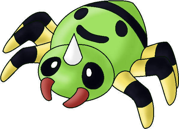 Spinarak By Candy-waterfalls - Insect (645x473)