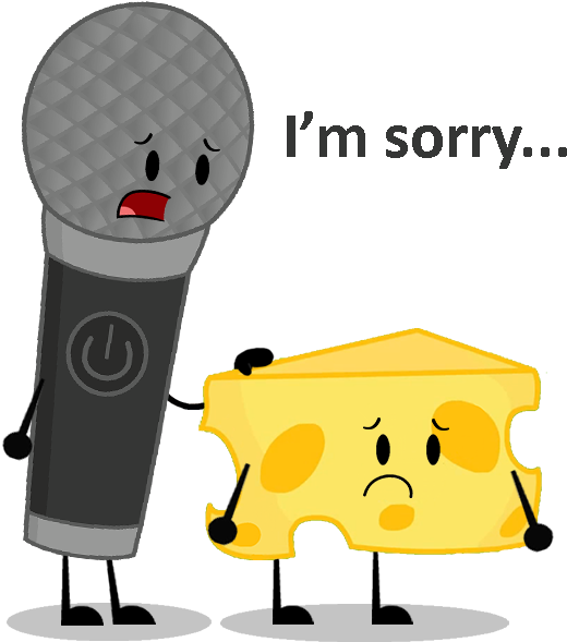 Microphone Apologizes To Cheesy By Wikerstervolski - Digital Media (640x639)