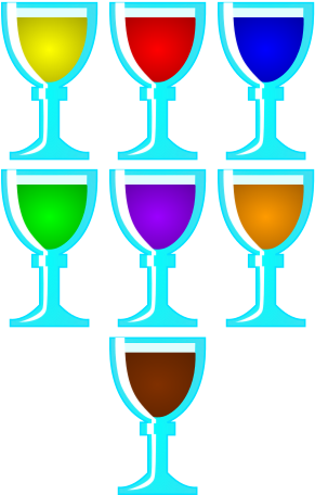 Diamond Chalice Color Potions - Wine Glass (308x473)