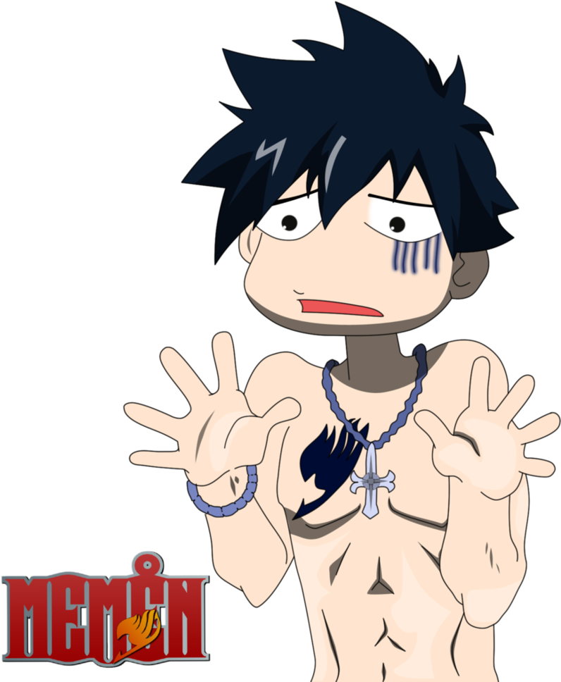 Gray Apologize By Memen021 - Cartoon (827x967)