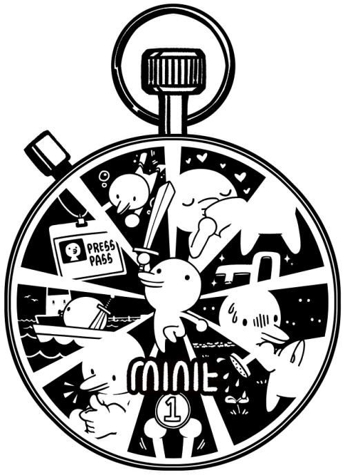 My Entry To The Art Contest Hosted On Newgrounds - Minit (500x688)