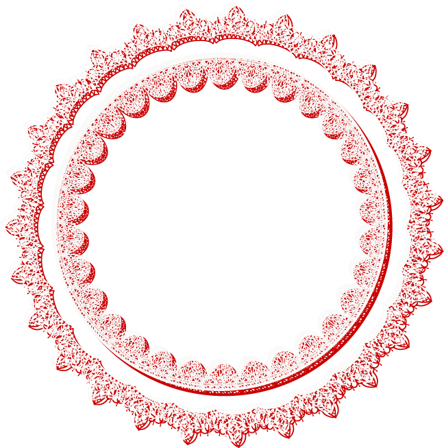 Circle Lace Download - Lace Pink Circle Png (648x653)