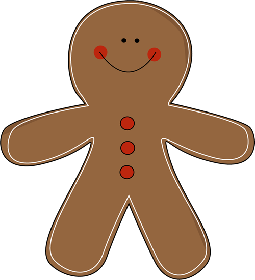 Gingerbread Boy Clipart - Clip Art (500x550)