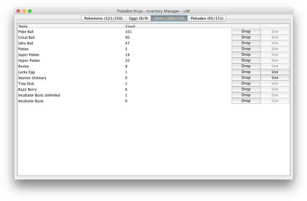 Every Pokemon, Pokeballs, Potions And Other Items That - Screenshot (1075x707)