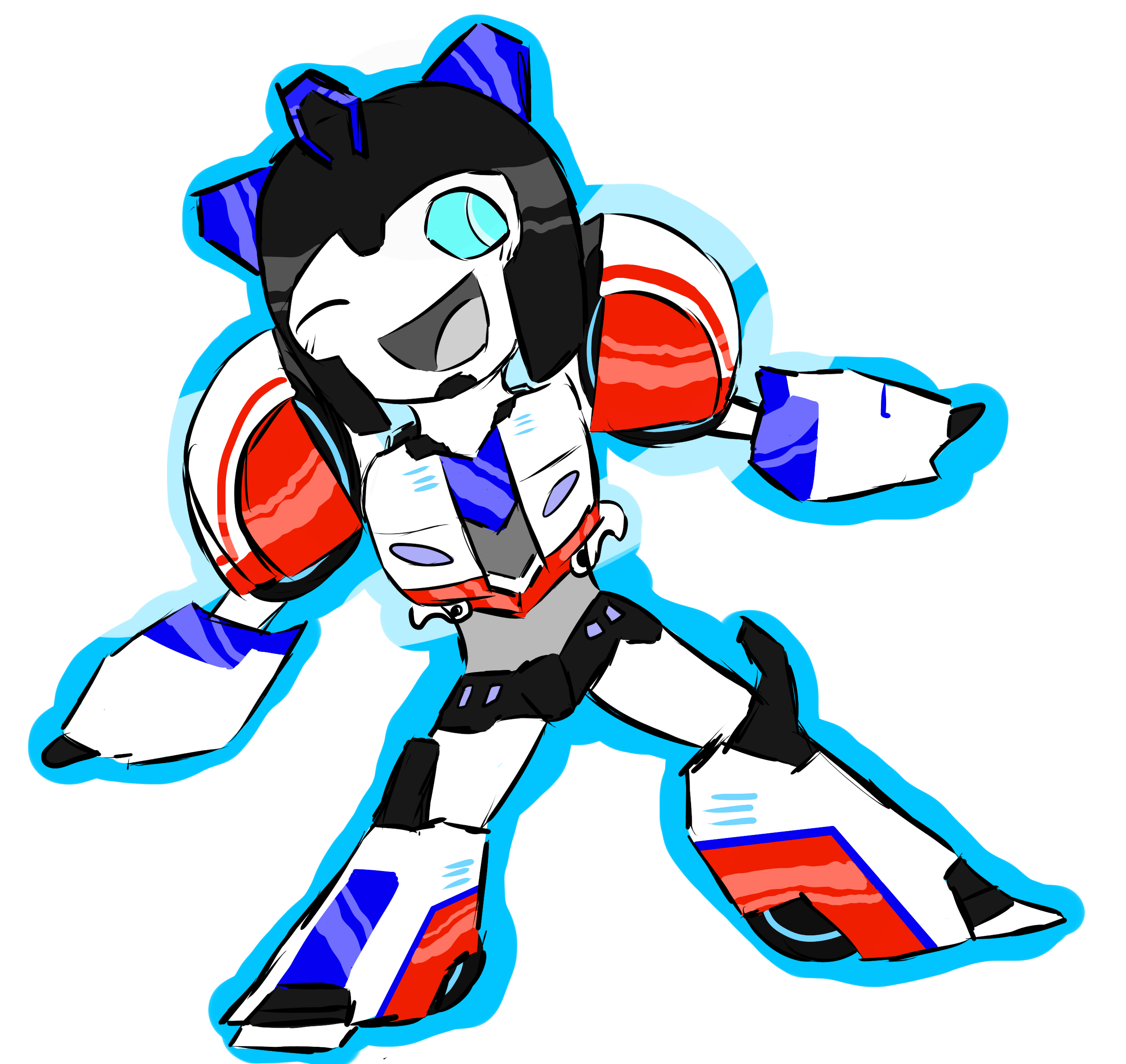 Jazz Sideswipe Bumblebee Chibi Drawing - Jazz Sideswipe Bumblebee Chibi Drawing (3507x2480)