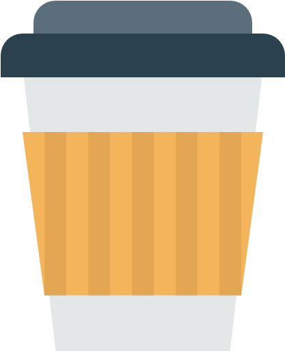 Coffee Cup Free Icon - Coffee Paper Cup Vector Png (512x512)