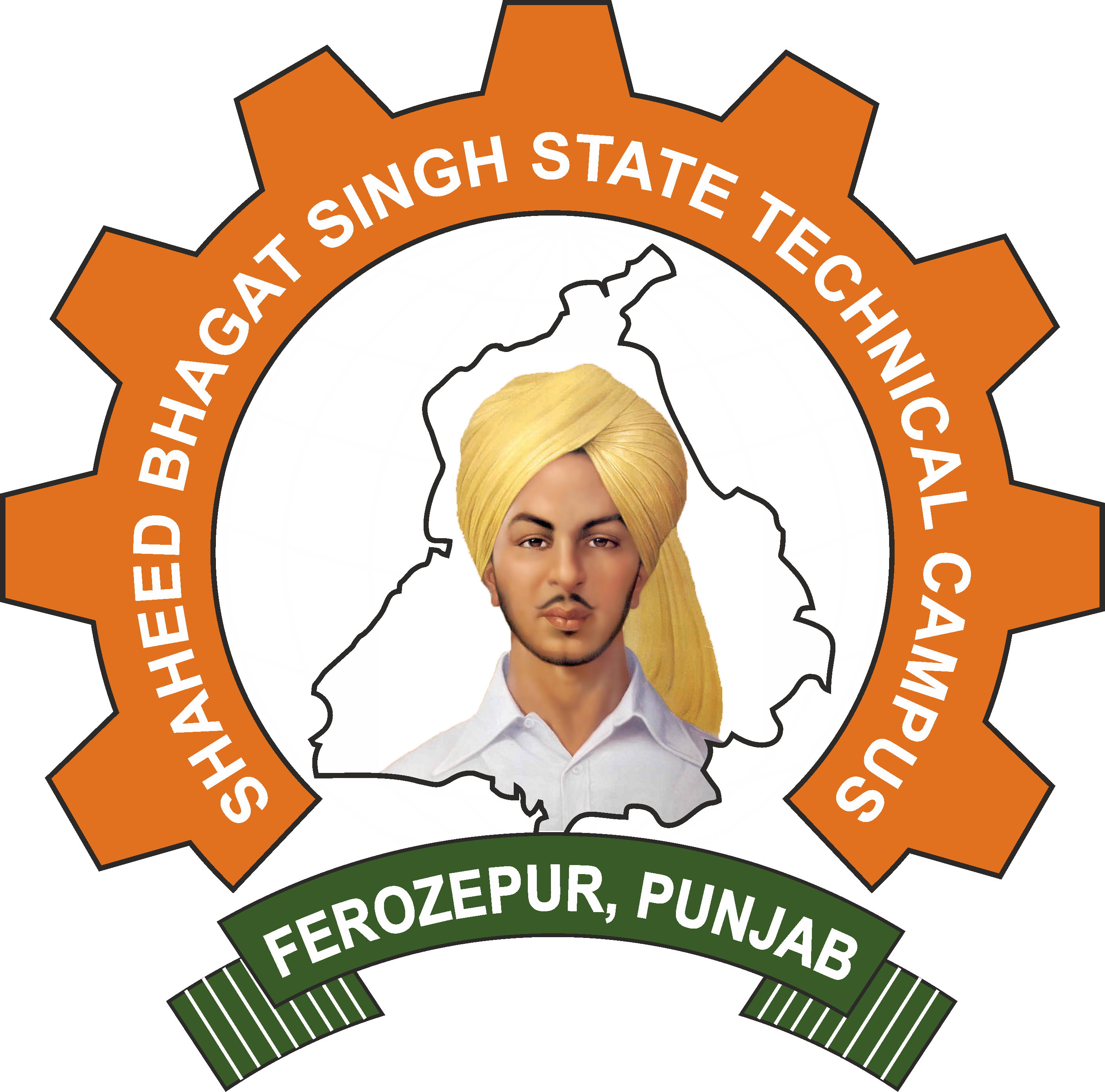 Bull Clipart Bhagat Singh - Shaheed Bhagat Singh State Technical Campus Ferozepur (2820x2786)
