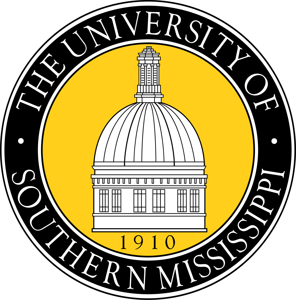 Golden Eagle Clipart Southern Miss - University Of Southern Ms (1200x1216)