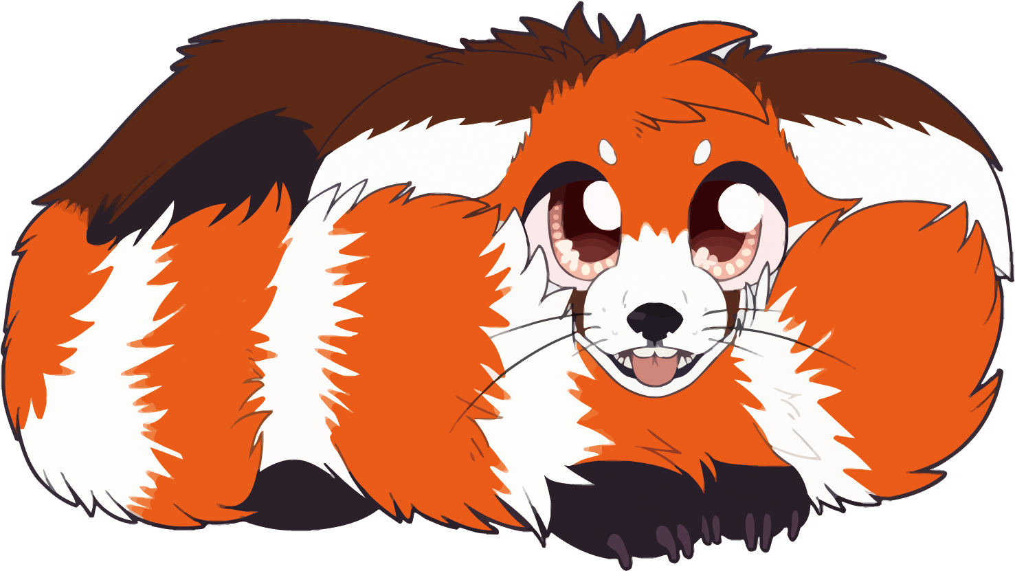 Puppy Giant Panda Red Panda Bear Illustration - Puppy Giant Panda Red Panda Bear Illustration (1500x924)