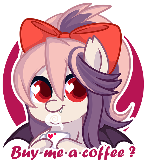 Xwhitedreamsx, Bat Pony, Bow, Chibi, Coffee, Cup, Female, - Thompson Airsoft Gun (600x650)